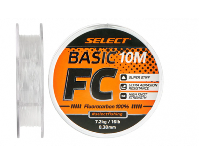 Флюорокарбон Select Basic FC 0.24мм 6lb/2.9кг 10м Белый