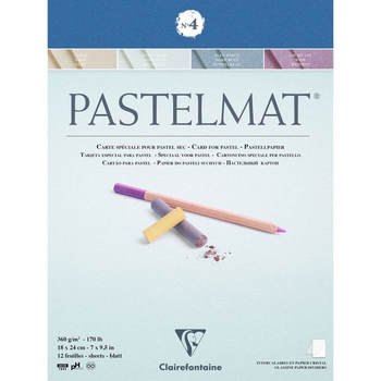 Szkicownik Clairefontaine Pastelmat A4 12 arkuszy (3329680961102)
