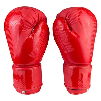 Боксерські рукавички Venum, матовий DX-2955, 10oz, червоний.