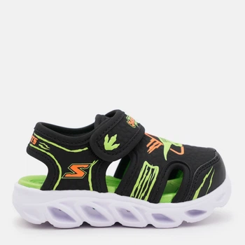 Дитячі спортивні сандалії для хлопчика Skechers Hypno-Splash 400612N BKLM 25 Чорні (197627706467)