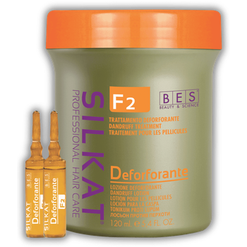 Активный лосьон Silkat Dandruff F2: революционное решение против перхоти, 12х10 мл