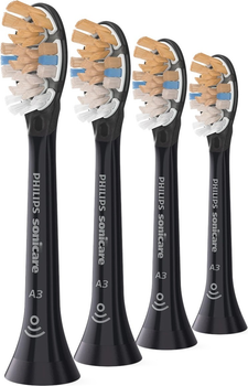 Główki szczoteczki do zębów Philips Sonicare A3 All-in-One 4 szt. Czarne (HX9094/88)