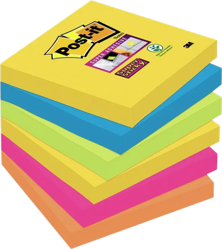 Набір паперу для нотаток 3M Post-It самоклейкий 76 x 76 мм 6 x 90 шт (0051141400679)