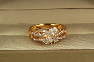 Кільце Xuping Jewelry стихія р 20 золотисте
