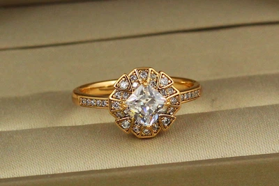 Кільце Xuping Jewelry Герда р 20 золотисте