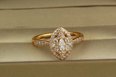 Кольцо Xuping Jewelry Доспех р 20 золотистое