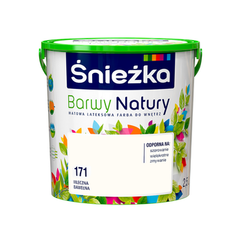 Фарба Sniezka Barwy Natury 171 Молочна бавовна 2,5 л