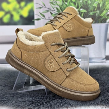 Кросівки жіночі зимові Dago Style пісочні на хутрі 39р (25 см) 8065