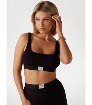 Топ в рубчик Guess S черный O4BP00KCDA2 4002