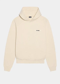 Мужской худи с логотипом Jacquemus Размер S Бежевый