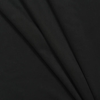Тканина трикотаж біфлекс чорний (220г/м.кв150см пог.м) 70215