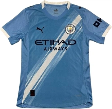 Футболка Манчестер Сіті (Manchester City) 2025-2026 домашня блакитно-біла M F0227
