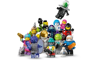 Конструктор LEGO Мініфігурки Космос — серія 26, повна колекція 108 деталей (71046-13)