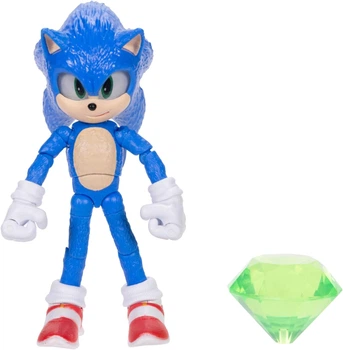 Фигурка Ёжик Соник 3 с Изумрудом Sonic The Hedgehog Sonic 3 with Emerald Jakks 42952