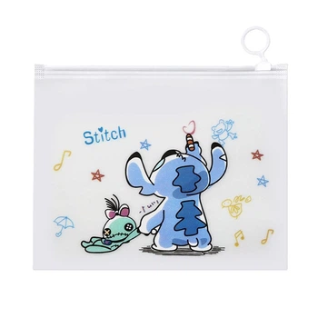 Папка прозрачная, пенал, косметичка, с бегунком А5 "Stitch" Disney (Стіч "Дісней")