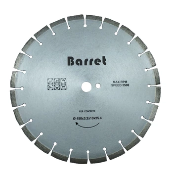 Алмазный отрезной диск Barret D-450, 450 мм