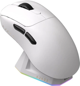 Бездротова (Bluetooth + 2,4G) ігрова миша AJAZZ AJ179Pro БІЛА (AJ179ProW)