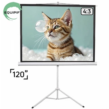Проекционный экран EQUIPIFY SRM-1104 мобильный тренога 120" 244x183см 4:3