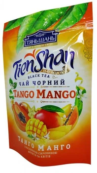 Чай Тянь Шань Tango Mango Танго-Манго черный со вкусом манго и цедрой цитрусовых 80 г