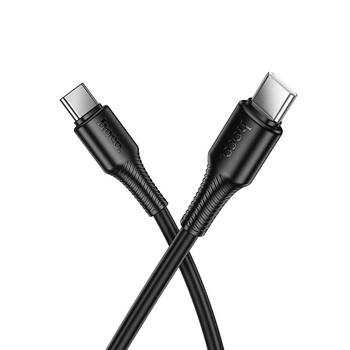 Кабель HOCO Type-C to Type-C Beneficio charging data cable X120 |1m, 60W| Black