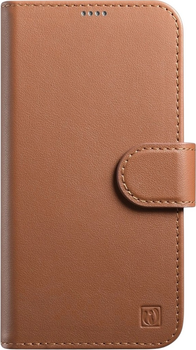 Чохол-книжка iCarer Real Cowhide Premium Leather 2in1 Wallet Case з RFID для Apple iPhone 14 Pro Brown (WMI14220726-BN)