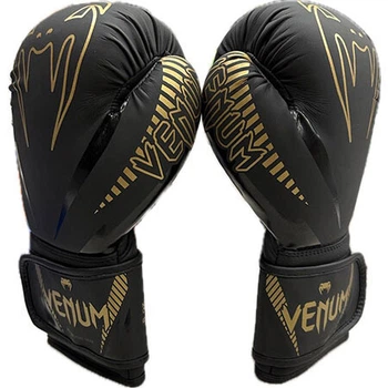 Боксерские перчатки Venum, DX-8523, 8oz, черный.