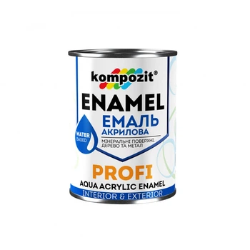Эмаль акриловая "PROFI" зеленая глянцевая 0,7 л