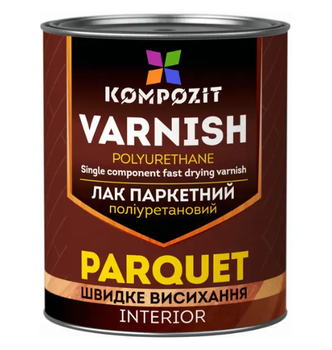 Лак паркетний шовковисто-матовий "Композит" 0,7 л