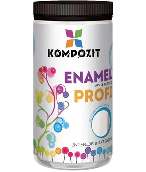 Эмаль акриловая "PROFI" белая глянцевая 0,7 л