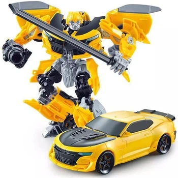 Іграшка Трансформер Bumblebee 19 см — робот, що перетворюється в авто, для дітей
