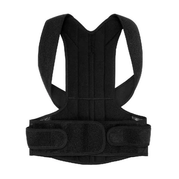 Корсет-корректор осанки Backer Back Pain Need Help Черный от сутулости (37188)
