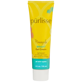 Очищающий гель-крем с с экстрактом ананаса для осветления кожи Purlisse Pineapple Brightening Gel Cream 30 мл
