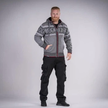 Толстовка Thor Steinar Runa Gray-Red (M)