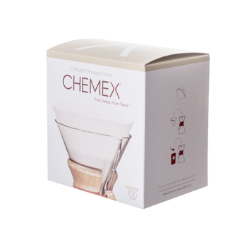 Filtry papierowe Chemex białe 100 szt (28068001050)