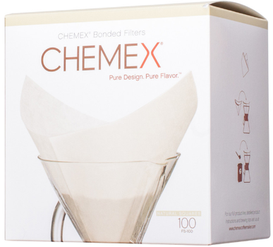 Filtry papierowe Chemex kwadratowe 100 szt (28068001074)