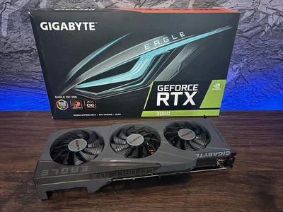 Видеокарта RTX 3080 10GB Gigabyte Eagle GDDR6X (GV-N3080EAGLE OC-10GD) Б/У