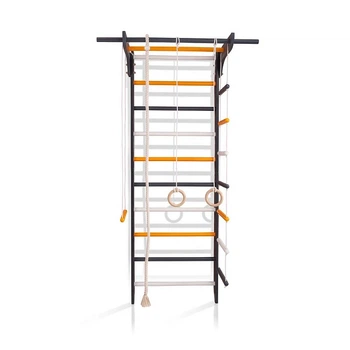 Дитячий спортивний куточок SportBaby 8-Lux 1-240 зі шведською стінкою, турніком, канатом, кільцями та драбинкою 240 см (SB-3963)