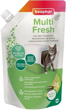 Знищувач запаху для котячих туалетів Beaphar Multi Fresh з ароматом ванілі та дині 400 г (8711231201273)