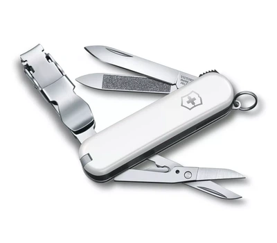 Швейцарський ніж Victorinox NailClip 580 для догляду за нігтями з кусачками пилку та ножицями
