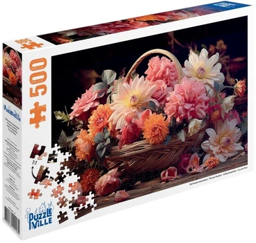 Пазл Puzzle Ville Цветочная корзинка 500 элементов (PZL500_14)