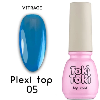 Топ вітражний без липкого шару Toki Toki Plexi Top 05, 5 мл
