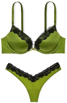 Комплект женского белья Victoria's Secret Very Sexy (бюстгальтер + трусики-танга) - 36C / M