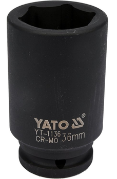 Торцева головка ударна YATO подовжена 3/4" 36 мм (YT-1136)