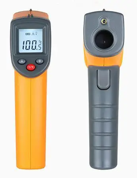 Пирометр Benetech GS320 бесконтактный термометр инфракрасный Оранжевый Б/У
