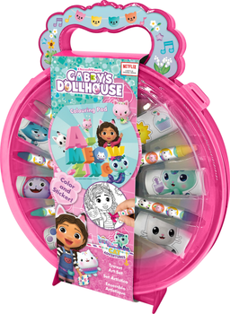 Zestaw do rysowania i malowania Gabby's Dollhouse + naklejki