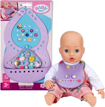 Нагрудник для ляльки Baby Born серії Pinplay Стильне Годування (4001167837221)