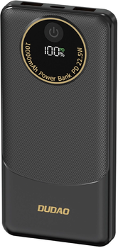 УМБ Dudao K12 10000 mAh 22.5W Black (6976625333882)