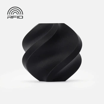 Пластик Bambu Lab PLA-CF без катушки 1кг Чорний 14100r