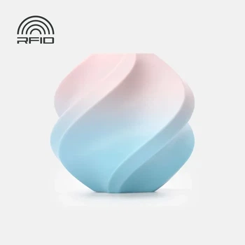Пластик Bambu Lab PLA Basic Gradient з бабіною 1кг Cotton Candy Cloud 10907