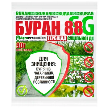 Гербіцид Буран 88 SG (суцільної дії) AgroProtection 90 г